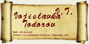 Vojislavka Todorov vizit kartica